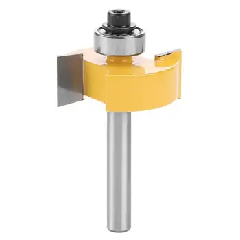 

Wood Milling Cutter Tongue Groove Router Bit 1/4" Shank T-Shape Groove Milling Cutter Router Bit Woodworking Edge Cutter Gadgets