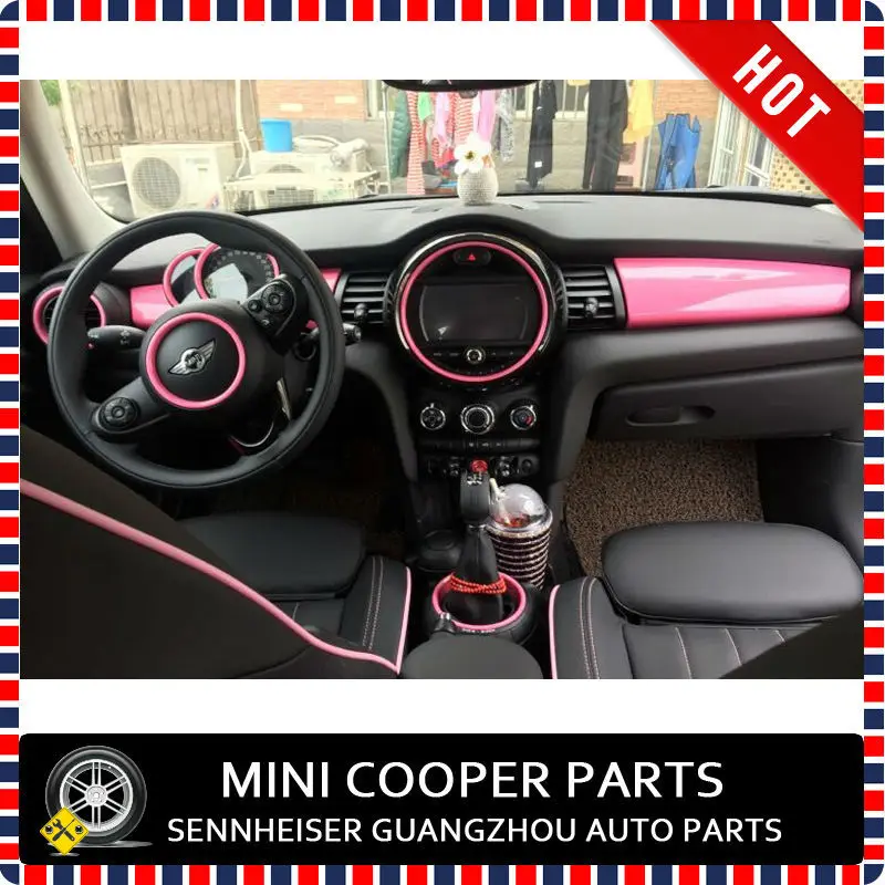 Новое поступление mini cooper, нежно-розовый цвет ABS Пластик с защитой от ультрафиолетового излучения, LHD& приборная доска rhd крышка стиль mini Ray для mini cooper F56(2 шт./компл