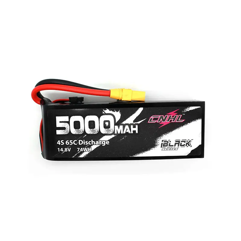 CNHL черная серия 5000mAh 4S 14,8 V 65C Lipo батарея