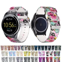 22MM Printing silicone strap for Samsung Gear S3 Frontier/Basic rubber watch band for Xiaomi Huami Amazfit Tempo/Stratos 2 1