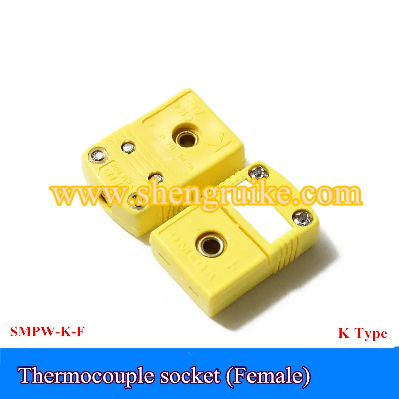 K type thermocouple panel embedded socket thermocouple plug and socket