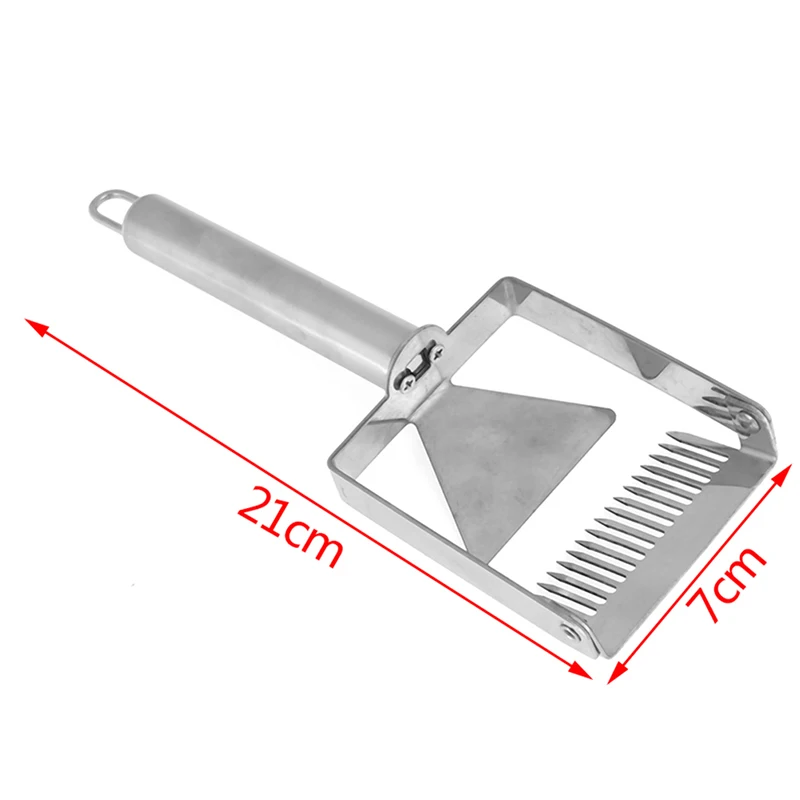 Откупорный скребок медовый гребень нож-скребок для пчеловодов инструменты деревянные ручки Оборудование для пчеловодства разворачивающая вилка - Цвет: as pic