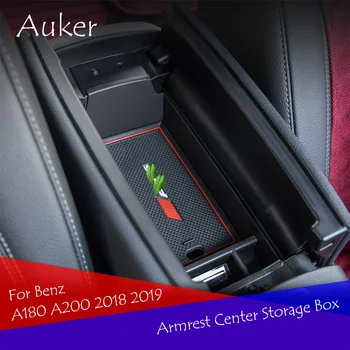 

For Mercedes Benz A Class A180 A200 2018 2019 Car Console Armrest Center Storage Box Container Glove Organizer Case