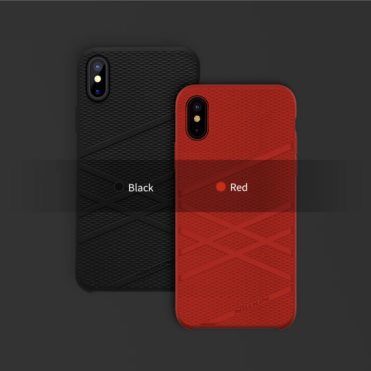10 шт/партия Nillkin Flex чехол для iPhone X Мягкая задняя крышка жидкий силиконовый чехол для Apple IPhone X(5,8 дюйма