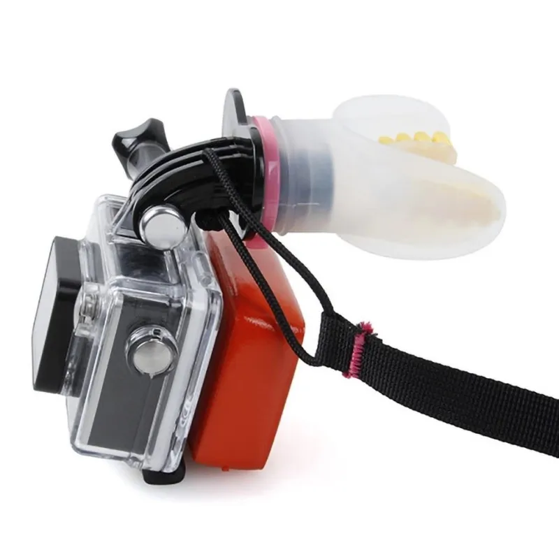 عمل كاميرا تصفح الفم جبل ل GoPro بطل 7 5 6 4 أسود الفضة جلسة ل Xiaomi 4 K SJCAM SJ7 H9 الذهاب برو تصفح التبعي