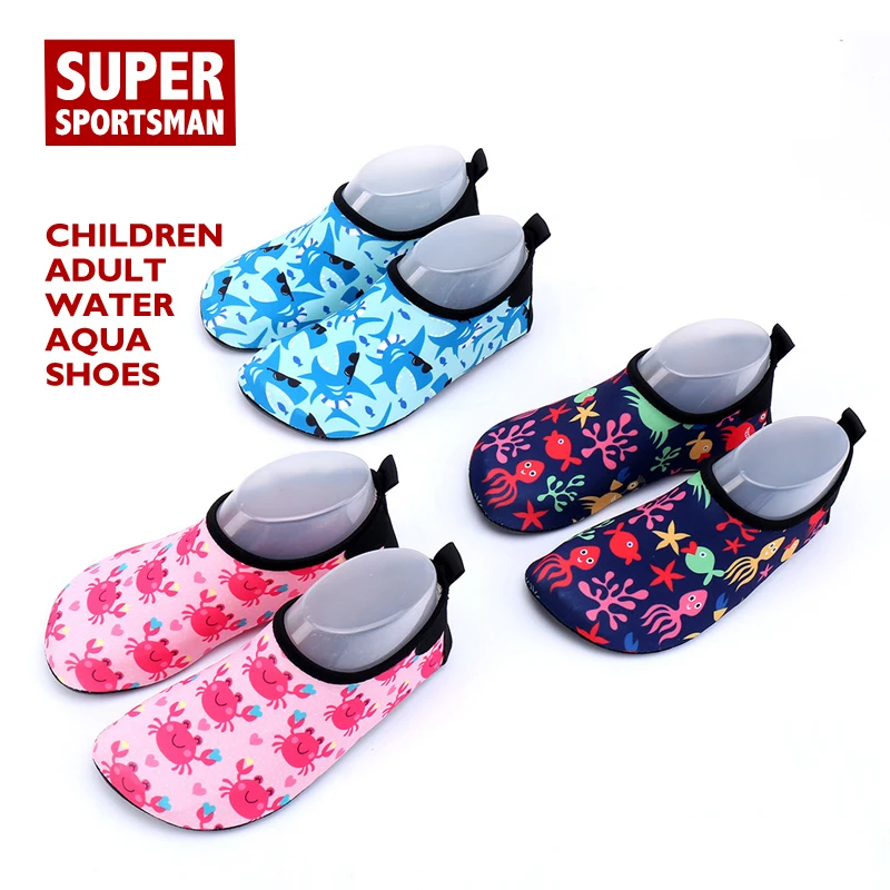 Летняя детская одежда для плавания Рыбалка дайвинг Для женщин Быстросохнущие кроссовки для мальчиков и девочек, пляжный водный спортивный сандалии детской верхней одежды; кроссовки для спортзала