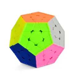 Гладкий прочный кубик скорости 3x3 Dodecahedron Teasers Puzzle Cube Toys для детей-разноцветный