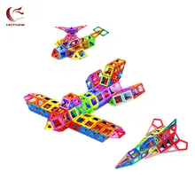 HOTHINK tamanho grande Blocos Magnéticos 89 pcs Iluminai Educação DIY Blocos de construção magnético conjunto de Brinquedos Para Crianças Crianças
