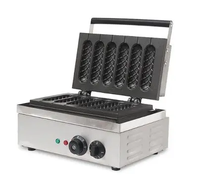 Lolly Hotdog Waffle Maker Hot Dog Waffle Machine Free Shipping to Norway