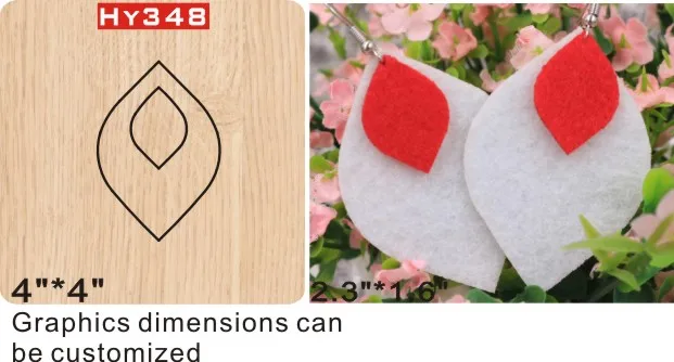 

Earring pendant cutting dies 2019 die cut & wooden dies Suitable for common die cutting machines on the marke