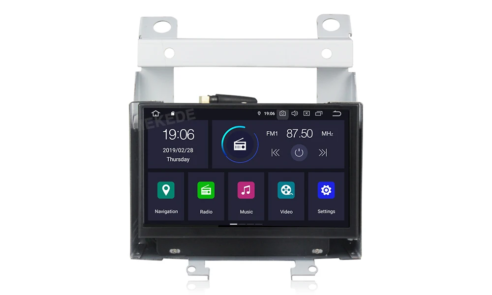 NaviFly 7 ''экран ips/DSP Android9.0 2Din автомобильный мультимедийный плеер для Land Rover freelander 2 2007-2012 Автомобильный gps навигатор