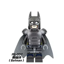 Одиночная продажа PG007 Бэтмен v Супермен Steven Rogers черный пантера, зимний солдат супер heros строительные блоки Детские Подарочные игрушки