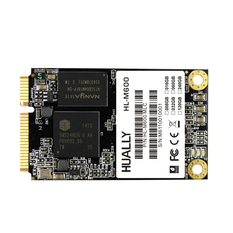 Hually MSATA3 SSD 5*3 см 32 ГБ 60 ГБ/64 120 ГБ/128 240 бренд 450/200 MB/S высокую производительность mini PCIE