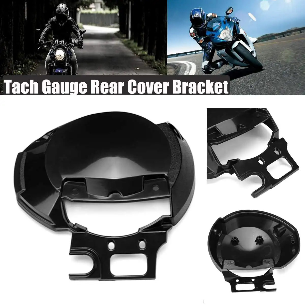 

Motorcycle Bottom Speed Tach Gauge Rear Back Cover Bracket Headlight for Yamaha FZ6 FZ6N 2004 2005 2006