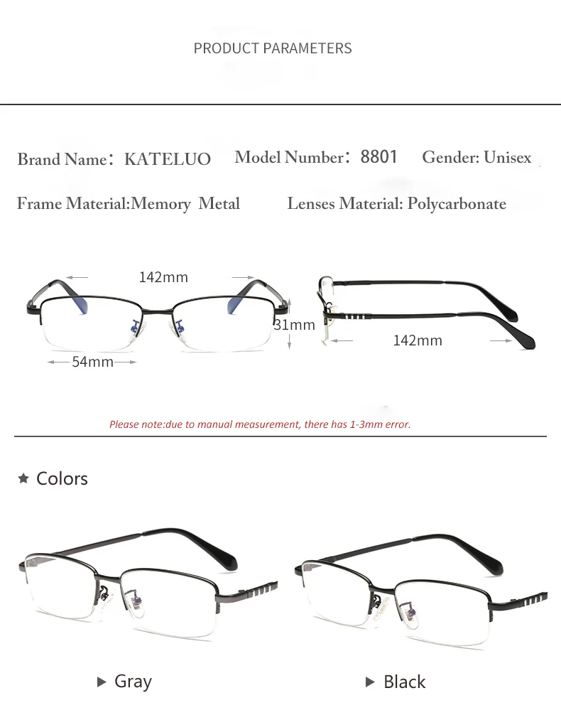 KATELUO, брендовые компьютерные очки, Анти-усталость, радиационные, устойчивые, очки для чтения, оправа, оптические очки oculos 8801