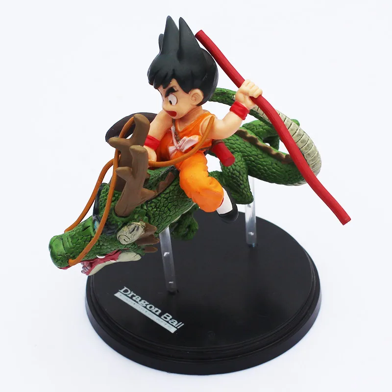 Dragon Ball Z Супер Саян Гоку с драконом верхом ПВХ Фигурки Коллекция Модель игрушки куклы