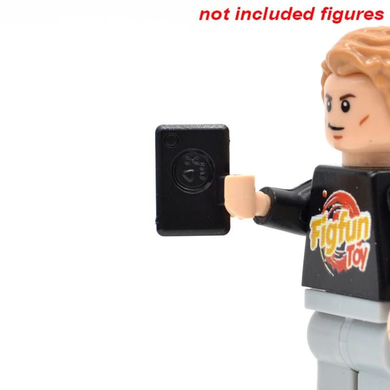 

10pcs/lot Bricks Tablet Computer Black Blocks Plastic MOC Part Building Fun Toys for Children