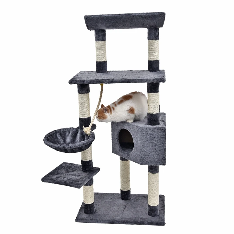 

New Coming Pet Funny Toy Kitten Climbing Toy Simple and Cool design Long Fluff Material Comfortable and Soft Board Pet Product