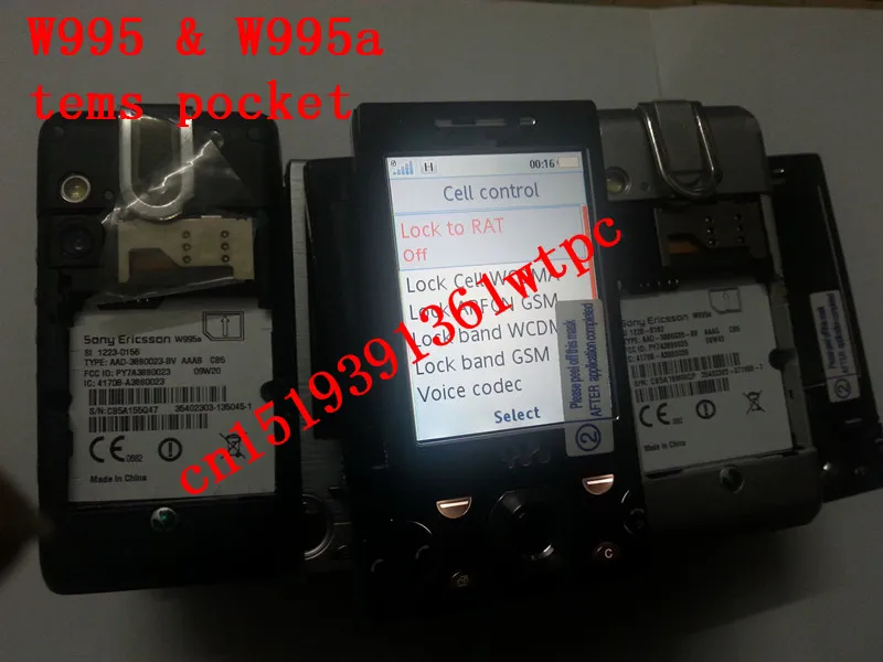 W995a tems pocket7.3.3 трубка+ поддержка тестирования Wcdma и gsm+ dhl и ems