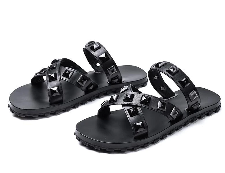 mens narrow slippers