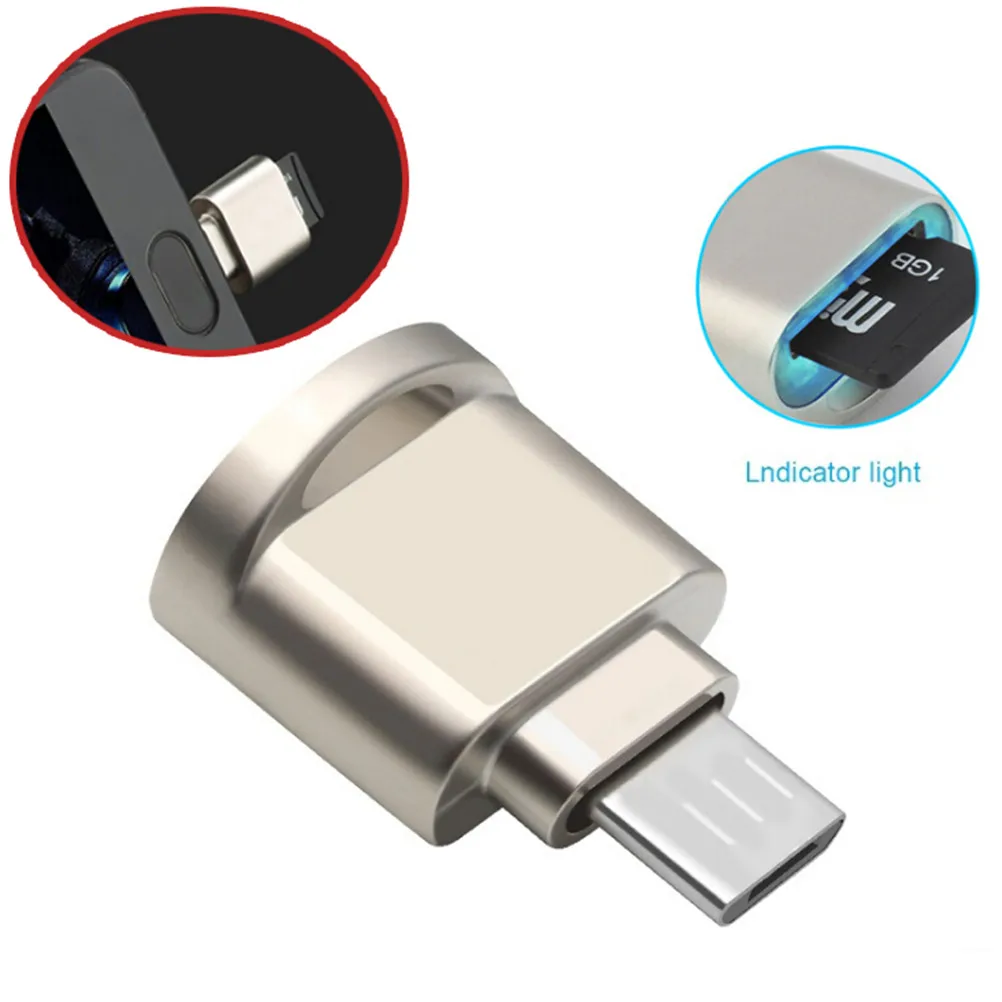 1 шт. мини type C Micro SD TF считыватель карт OTG адаптер USB 3,1 портативный Лидер продаж