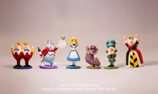 alice in wonderland mini figures