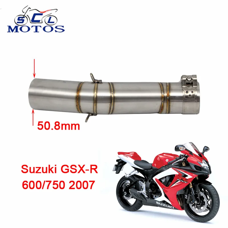 Buy Sclmotos GSXR600/750 Stainless Steel Mid Pipe