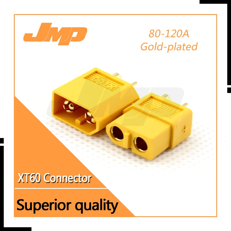 

JMP XT60 Plug Connectors Male Female for Lipo Battery RC Car Boat Helicopter