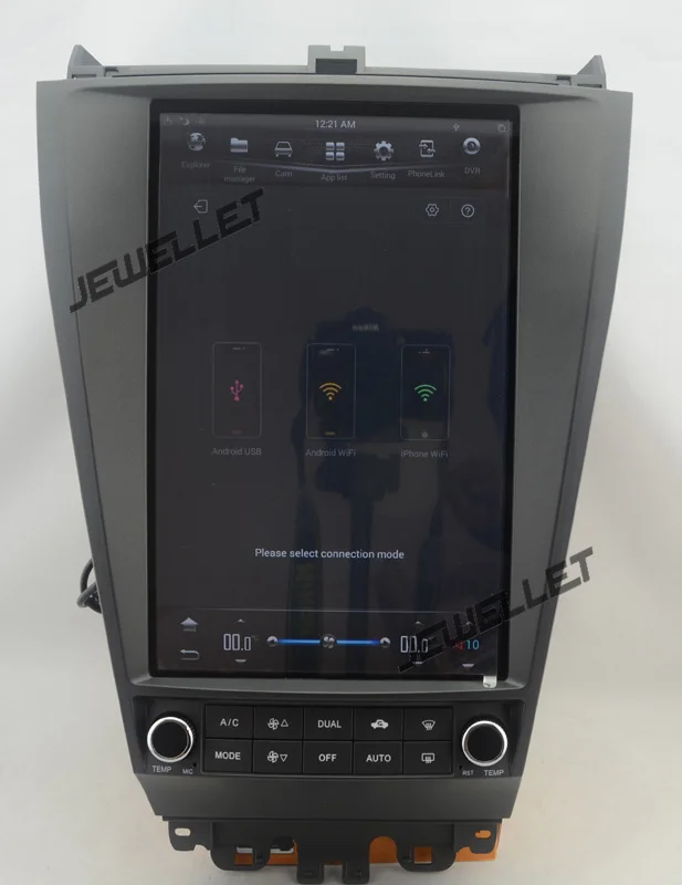 Cheap 12.1" tesla style vertical screen android 6.0 Quad core 32G Car GPS radio Navigation for Honda Accord 2003-2007 8