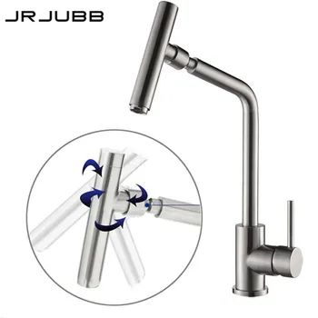 

Stainless Steel Kitchen Faucet Mixer Kitchen Tap 720 Degree Swivel Rotatable Faucet Basin Mixer