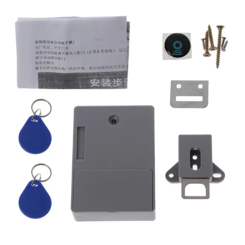 Invisible Hidden RFID Locks for Cabinets Hidden DIY Lock Electronic Cabinet Lock