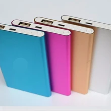 Новая супер тонкая полимерная Портативная зарядка 6000 мАч высокого качества внешний аккумулятор резервного копирования портативное зарядное устройство для всех мобильных телефонов