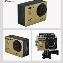 F60/F60R Экшн-камера Ultra HD 4 K/30fps 16MP 170D Широкий Ангел Спорт DV Go Водонепроницаемый Pro Экстремальные виды спорта видео велосипедный шлем камера