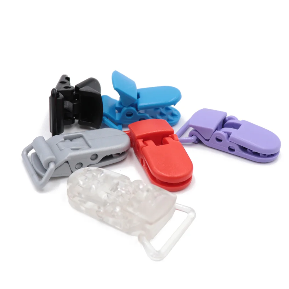 

TYRY.HU 100Pcs/Lot Anti-Off Tail Pacifier Clip Holder Baby DIY Tool Toddler Baby DIY Pacifier Chain Making 20mm Free Shipping