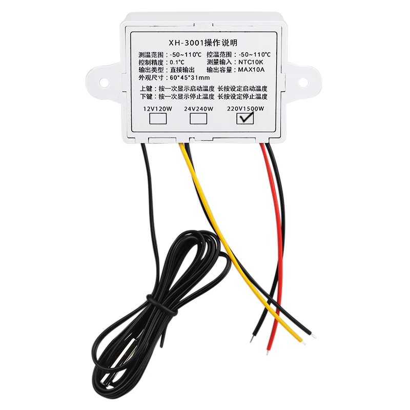 DC12V 24 V 10A цифровой светодиодный регулятор температуры крутой/горячий Термостат