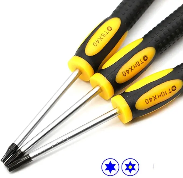 Set of 3 T6 T8 T10 Torx Repair Screwdriver Set for Xbox One Xbox 360