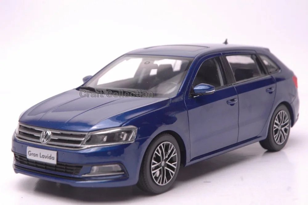 Blue 1:18 Volkswagen Gran Lavida 2016 Wagen Alloy Model Diecast Show Car Classic toys Scale Models Edition Limit