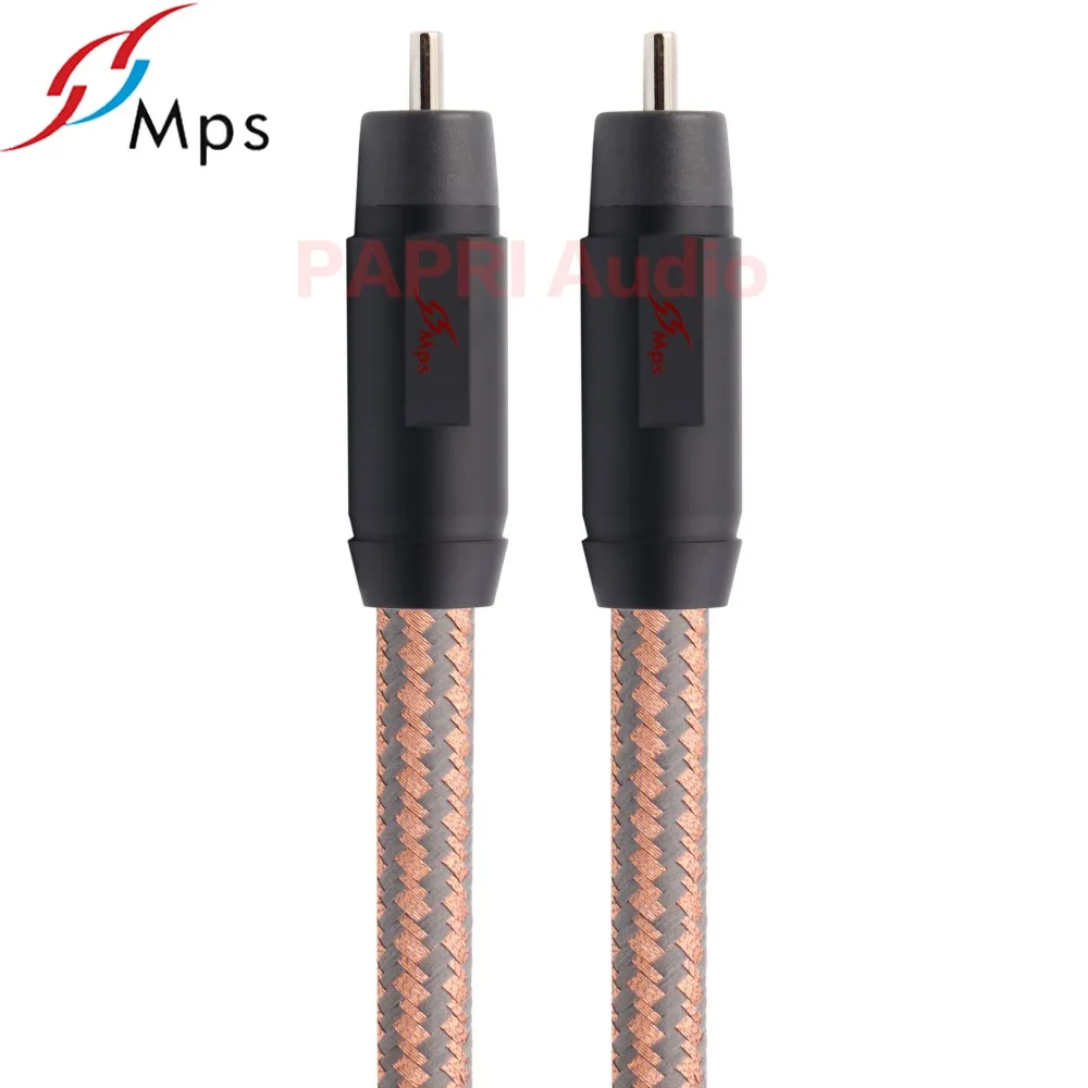 PAPRI MPS QR 11R DIY Аудио кабель с родиевым покрытием разъем RCA штекер 99.99997% OCC провод для