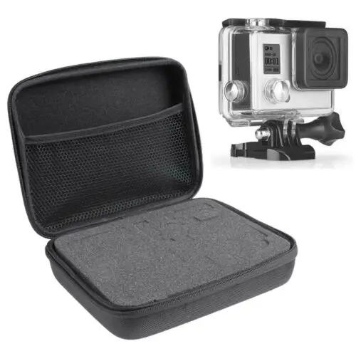 Камера сумка чехол для экшн камеры Gopro Hero 5 4 3 + 2 1 & сессии спортивной Xiaomi Yi Action sjcam