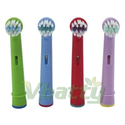 Cabeça de substituição para escova de dentes elétrica, conjunto com 4 cores para substituição em oral b pro4000/5000/6000, 1 ou 4 peças