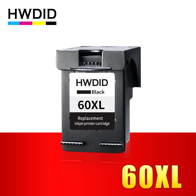 HWDID 60XL черный заполняемый картридж для чернил Замена для hp 60 с чернилами hp Deskjet D2530 D2545 F4440 F4480 ENVY 100 110 C4640 C4650 C4680
