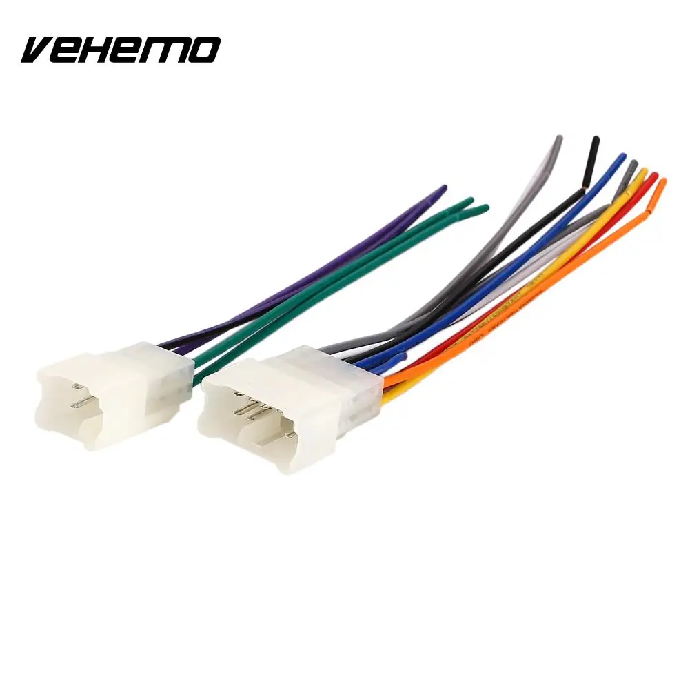 for A Aftermarket Radio Durable Iso Wire Harness Plug Auto Radio