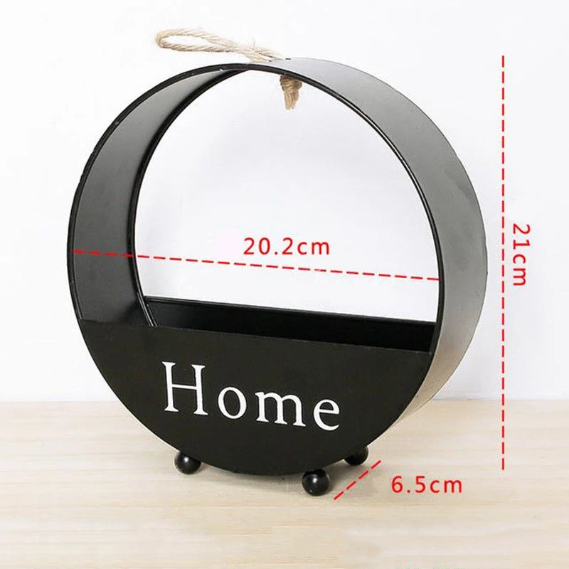 Newest DIY Creative Iron Hanging Planter Wall Window Flower Basket Design Home Decor 11 Styles