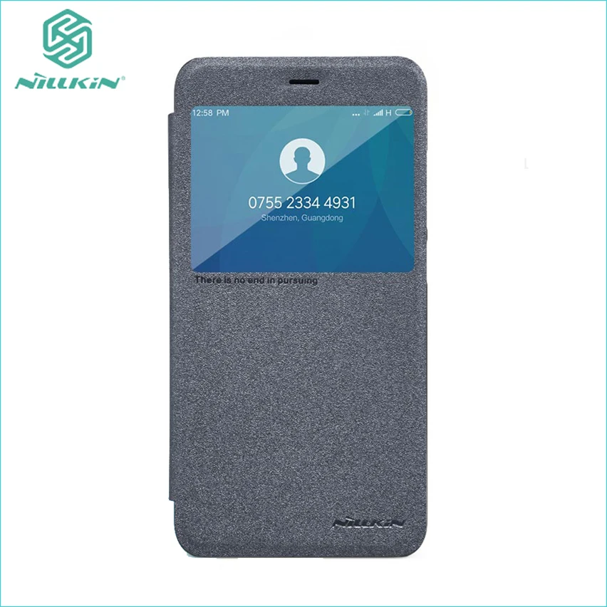 

For Xiaomi Redmi Note 5A Case Nillkin Case For Xiaomi Redmi Note 5A Hight Quality Leather Flip Case Cover 5.5''