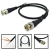 ESCAM Pure Copper BNC Male To Male Straight Crimp Q9 Head HD Monitor Line Double-head Video Cable 0.5 M / 1 M Jumper ► Photo 3/5