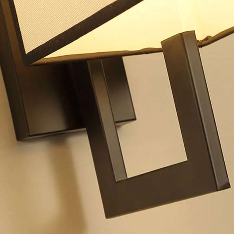Modern Creative New Chinese Wall Lamp Multi Specification Bedroom Fabric Bedside Light LED Corridor Hotel Room Antique Lamp