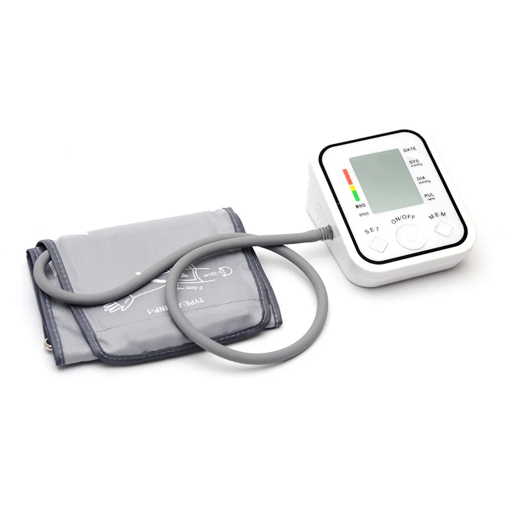 

Gifts Digital bp Upper Arm Blood Pressure Monitor Tonometer Meter Health Care Sphygmomanometer Cuff NonVoice Drop Shipping