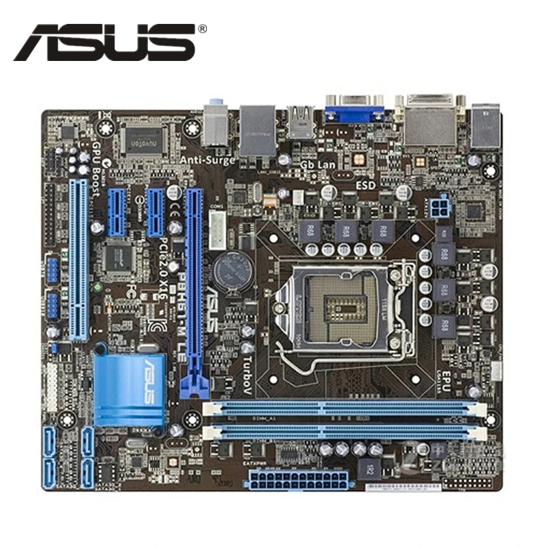Оригинальная материнская плата для настольного компьютера ASUS P8H61 M LE P8 H61 LGA 1155 uATX