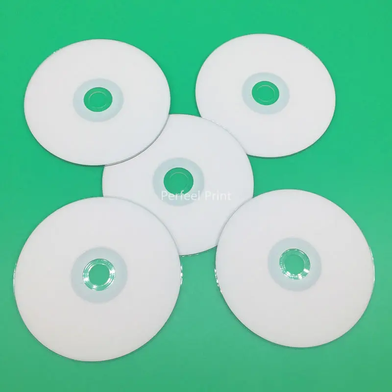 5PCS/Lot 700MB Inkjet Printable Blank CD CD-R Disc 80 Minutes 52x Multi Speed For Media Audio Data storage afbeelding