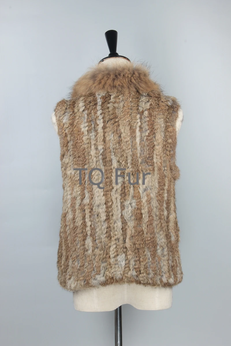 HEIZZI 100% Rabbit Fur Knitted Vest HEIZZI 100% Rabbit Fur Knitted Vest